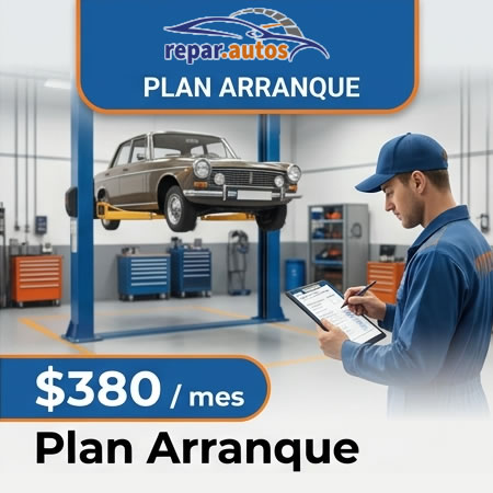 Plan Arranque repar.autos software de gestión para talleres mecánicos en laptop y celular